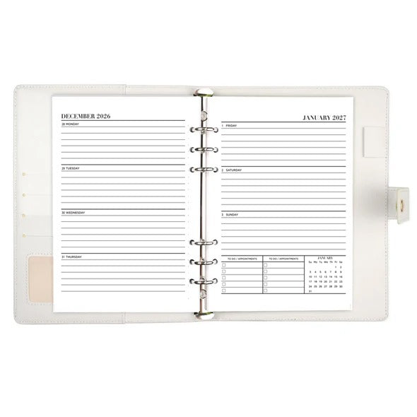 Agenda piele ecologica A5 Lilac Purple Quartz Office