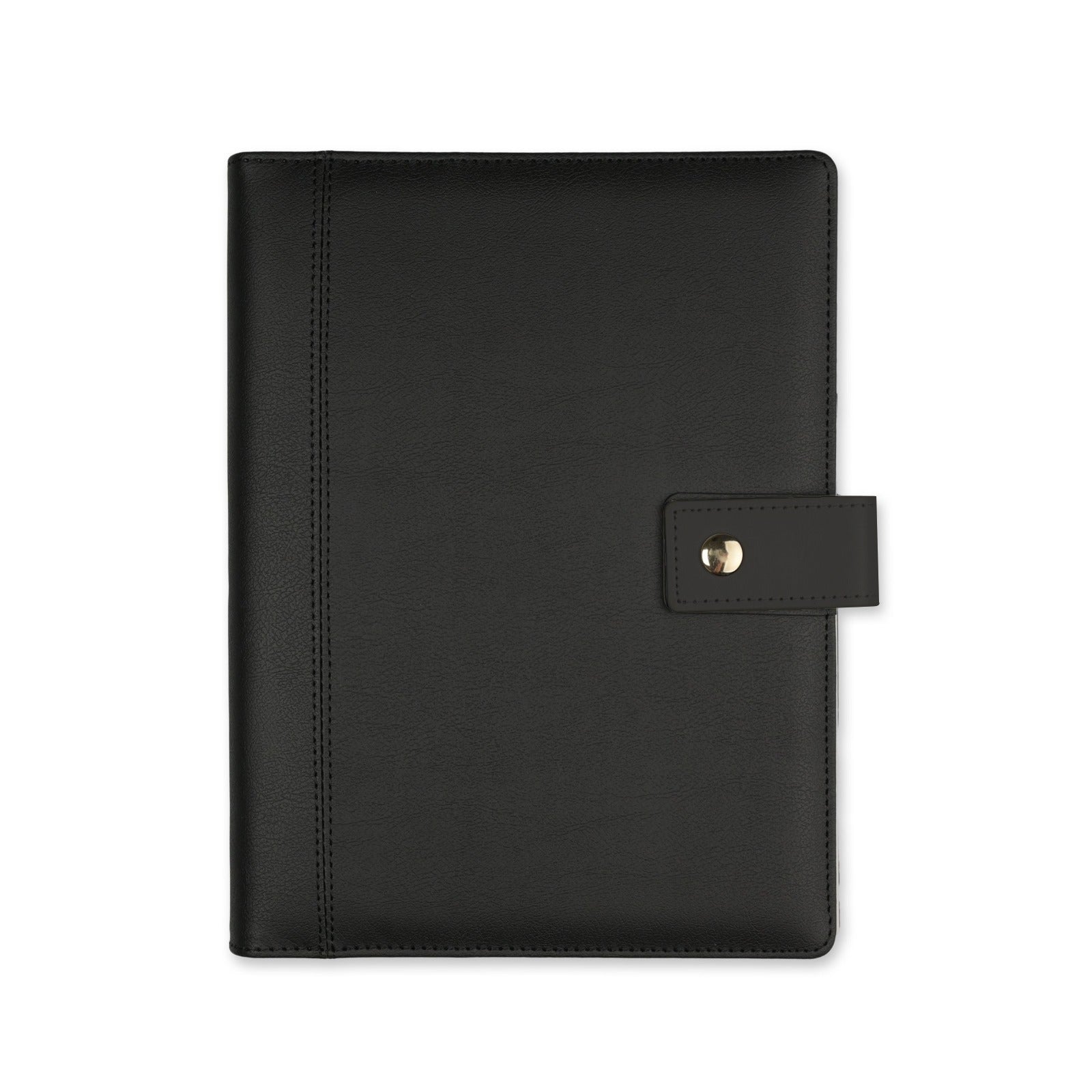 Agenda piele ecologica A5 All Black Quartz Office