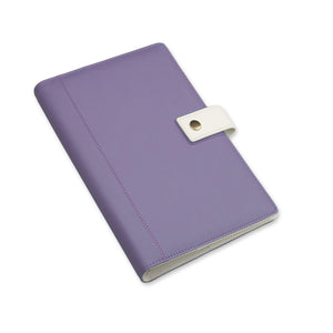 Agendă personalizată piele ecologică A6 (mică) Lilac Purple Quartz Office