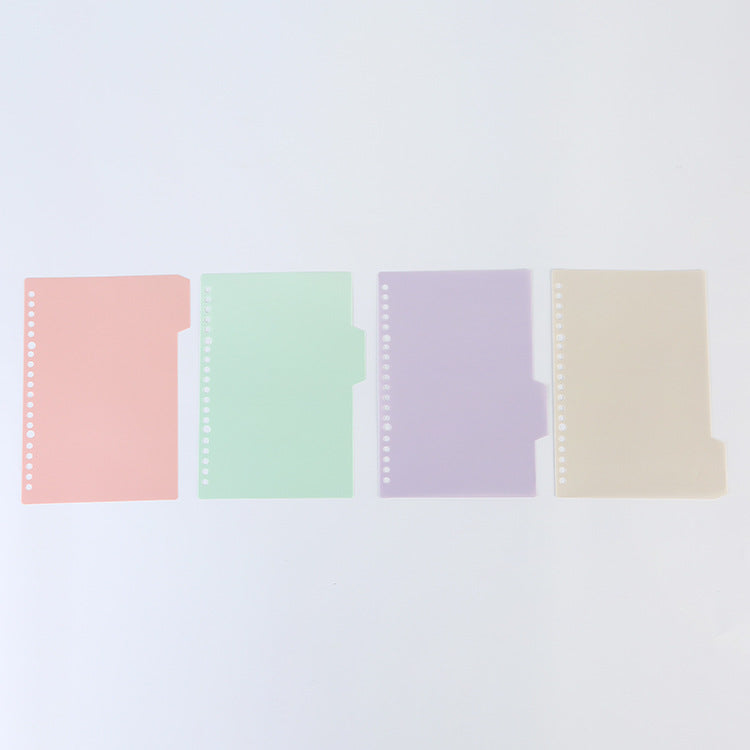 Separator PVC A5 4 culori pastel