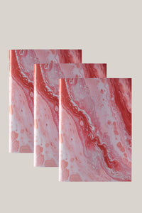 Caiet A4 80 file cu patratele Pink Marble